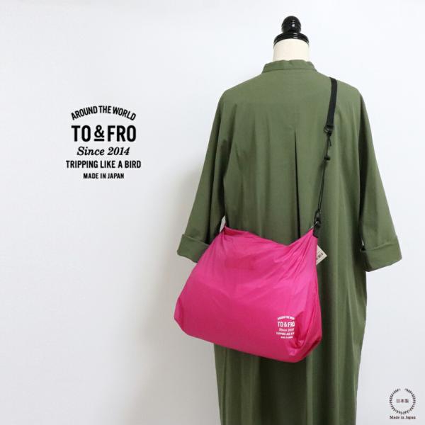 TO&FRO アルティメットライトショルダーバッグ 軽量 薄い フェス 斜めがけ 推しカラー 日本製