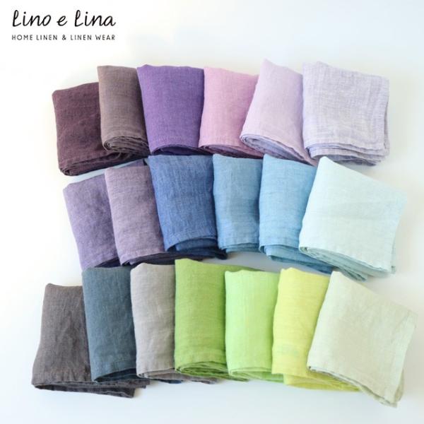 Lino e Lina （リーノ・エ・リーナ） ソルベ・ハンカチ 寒色系