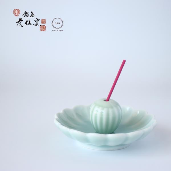 新品 鍋島焼 虎山窯 香炉　インテリア置物 fit=scale-down,w=1200