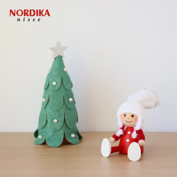 NORDICA ノルディカ ニッセ ぺたんこ座りの女の子 サイレントナイト nisse
