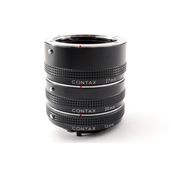 コンタックス Contax Extension Tube Ring 13mm/20mm/27mm 美品 エクステンションチューブリング 3セット