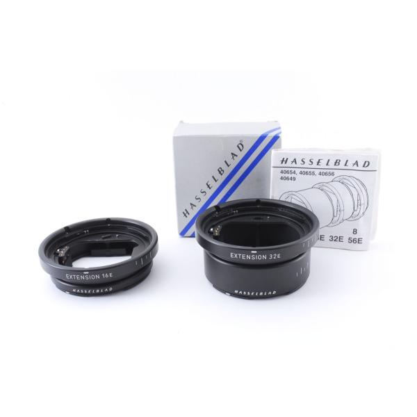 ハッセルブラッド Hasselblad Extension Tube Ring Set 16E + 32E エクステンションチューブ [美品] 32Eのみ元箱付き