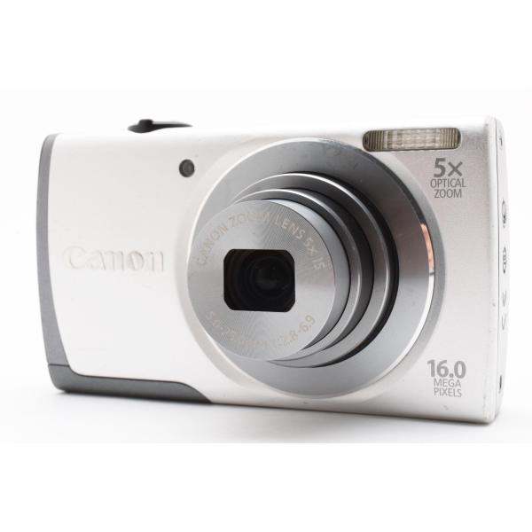 キヤノン Canon PowerShot A3500 IS シルバー 1600万画素 [美品