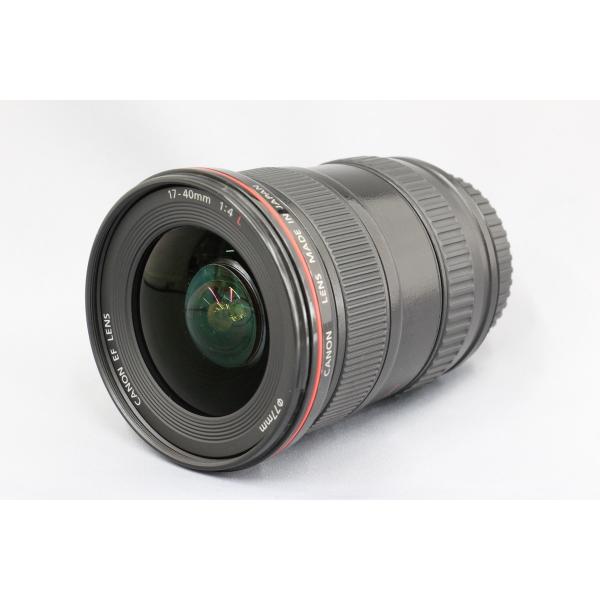 キヤノン CANON EF 17-40mm f/4 L USM 美品 レンズフード付き 超