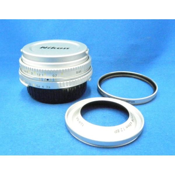Nikon - 【ほぼ新品】Nikon Ai-s 45mm F2.8 P フィルター・フード付き ニコン Nikon Ai-S NIKKOR 45mm f/2.8 P シルバー 美品 レンズ