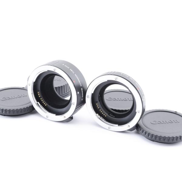 Canon EF12 II & EF25 II 2個セット エクステンションチューブ [美品] EFレンズ EF-Sレンズ 接写用中間リング