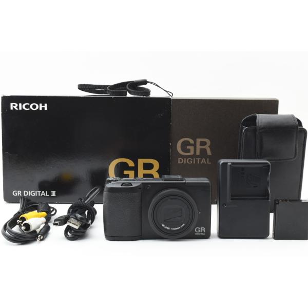 RICOH GR DIGITAL III コンパクトデジタルカメラ【元箱】 リコー（RICOH） Ricoh GR DIGITAL III コンパクトデジタルカメラ 1000