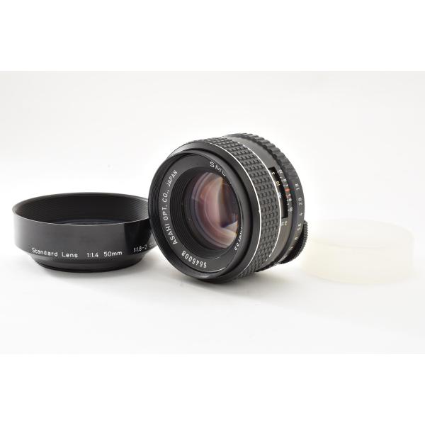 Pentax SMC Takumar 55mm f/1.8 MFレンズ M42マウント [未使用に近い美品] レンズフード付き