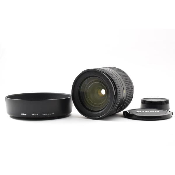 Nikon AF Nikkor 28-200mm f/3.5-5.6 D IF 望遠ズーム フルサイズ対応 [未使用に近い美品] HB-12 レンズフード 前後キャップ付き