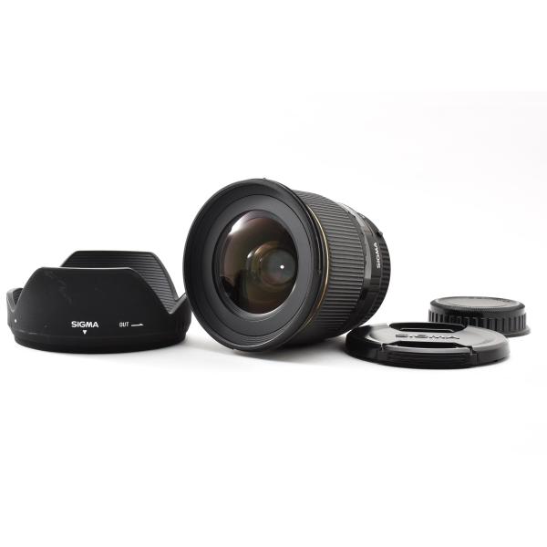 Sigma 28mm f/1.8 EX DG Macro マクロレンズ Pentax Kマウント [現状品] レンズフード 前後キャップ付き