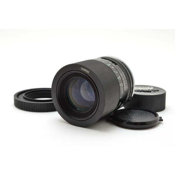 Tamron SP 90mm F2.5 Tele Macro BBAR MC 52B マクロレンズ Contax/Yashicaマウント [現状品] レンズフード 前後キャップ付き