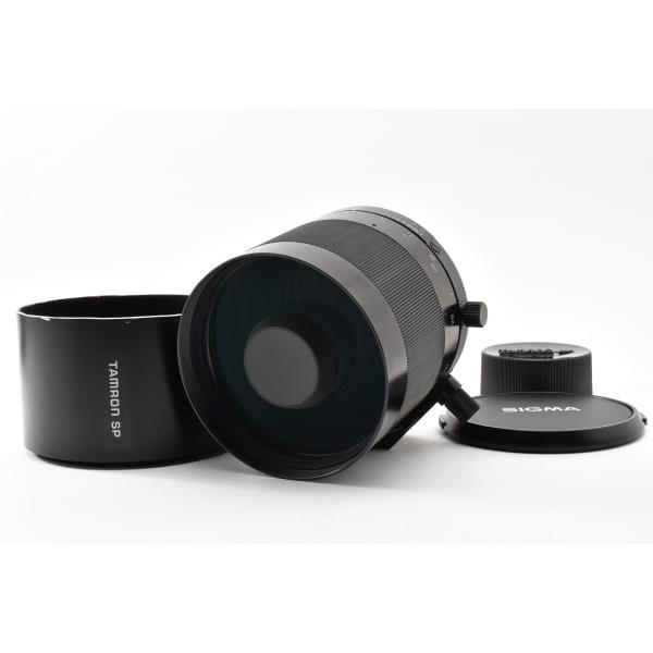 Tamron SP 500mm F8 Tele Macro 55B MF 望遠 マクロ ミラーレンズ Nikon Ai [現状品] レンズフード 前後キャップ 三脚座付き