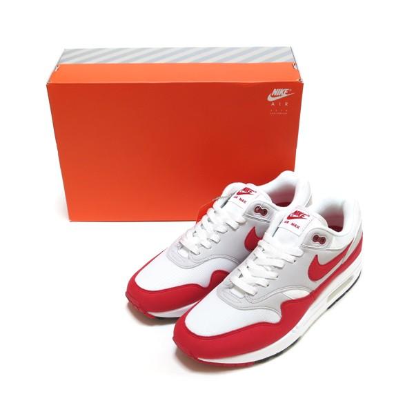 NIKE AIR MAX 1 ANNIVERSARY WHITE UNIVERSITY RED 1 30