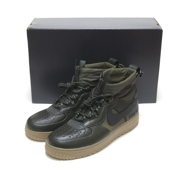 NIKE AIR FORCE 1 WTR GTX SEQUOIA/BLACK-MEDIUM OLIVE WHITE GORE TEX NIKE AIR FORCE 1 WTR GTX SEQUOIA/BLACK-MEDIUM OLIVE WHITE GORE TEX