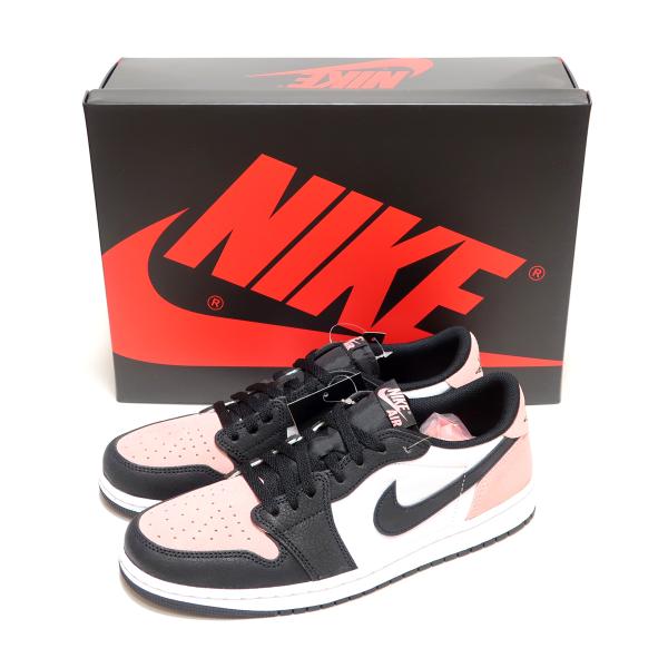 NIKE AIR JORDAN 1 RETRO LOW OG BLACK/BLEACHED CORAL-WHITE ( ナイキ エアジョーダン 1 レトロ ロー オージー ブラック/ブリーチドコーラル/ホワイト )