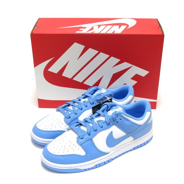 NIKE ナイキ　スニーカー　ダンクロー　ホワイト　ブルー　27 NIKE SPORTSWEAR NSW DUNK LOW RETRO 