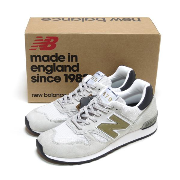 New Balance NEW BALANCE M670OWG WHITE/GOLD MADE IN ENGLAND New Balance NEW BALANCE M670OWG WHITE/GOLD MADE IN ENGLAND