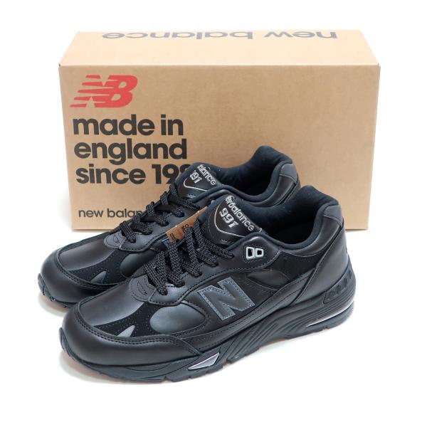 991シリーズ NEW BALANCE M991TK TRIPLE BLACK LEATHER MADE IN