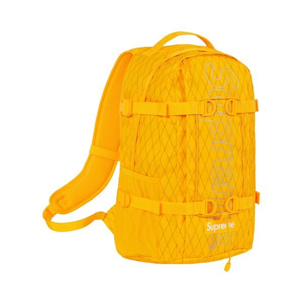 supreme yellow backpack