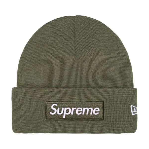 25fw supreme sロゴ キャップ Olive Supreme（シュプリーム） ネコポス送料無料☆25FW Supreme New Era Box