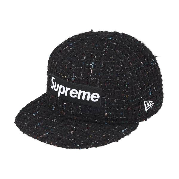 Supreme（シュプリーム） 25FW Supreme Boucle Box Logo New Era Black