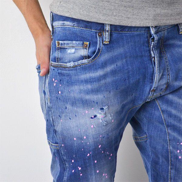 ディースクエアード Dsquared2 Tidy Biker Jean ダメージ ペイント ストレッチ デニム メンズ 15春夏 15年春夏 新作 Buyee Buyee Japanese Proxy Service Buy From Japan Bot Online
