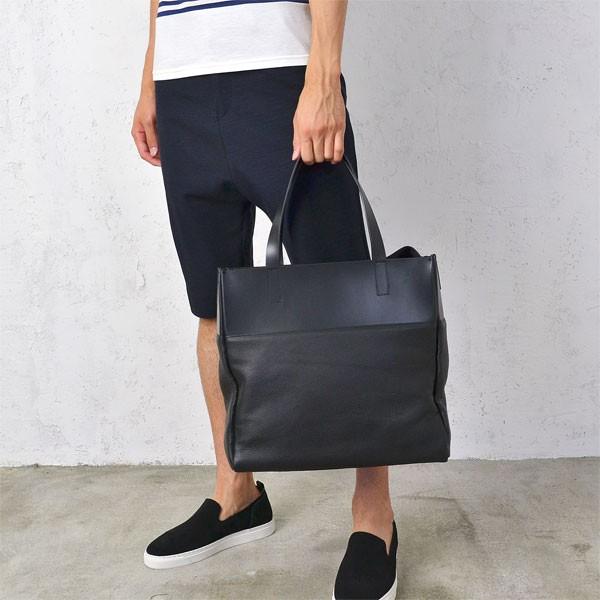 Patrick Stephan パトリックステファン ショルダーストラップ付 シンプル レザー トート バッグ メンズ 15春夏 Buyee 日本代购平台 产品购物网站大全 Buyee一站式代购 Bot Online