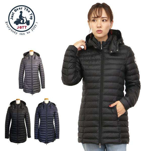 大人も着やすいシンプルファッション ジョット ジャケット 美品 冬物 レディース 黒 ダウンジャケット Jott その他 Labelians Fr