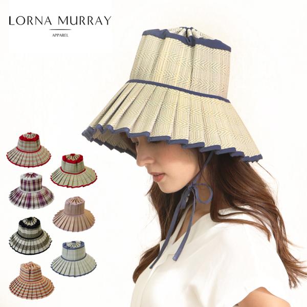 LORNA MURRAY ローナマーレイ Adult Capri Pleated-Brim Textile