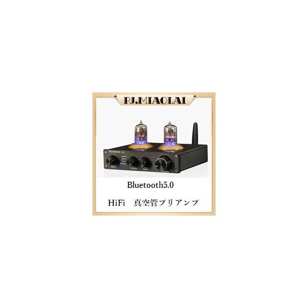 PJ.MAOLAI 【A2】 真空管プリアンプ HiFi Bluetooth5.0 : セレクト