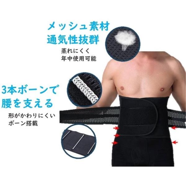 腰痛ベルト コルセット 腰痛 ぎっくり腰 男女兼用 椎間板ヘルニア 医療用 ベルト 姿勢矯正