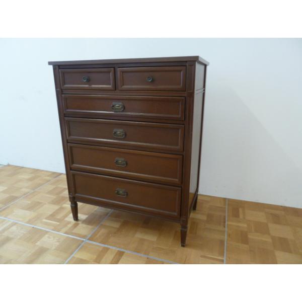 中古】5段チェスト サイドチェスト W915×D510×H1150mm 引き出し タンス