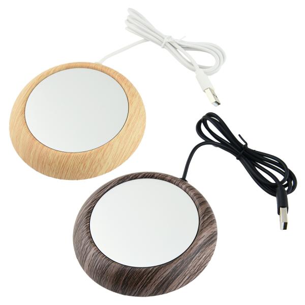 【商品説明】こちらのUSBカップウォーマーの商品説明文を作成しました。飲み物を常に温かく保ちたい方に最適なUSBカップウォーマー。USBポートに接続するだけで、飲み物を50〜70度にキープし、最後まで美味しくいただけます。木目調デザインでお...