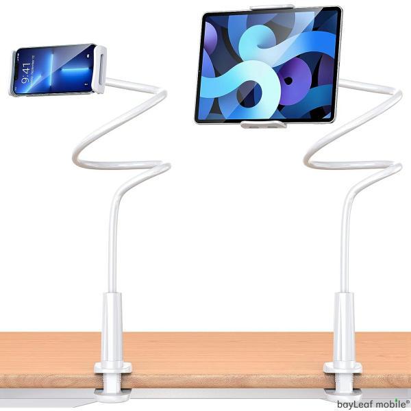 タブレット スタンド 寝ながら 全2色 スマホ アーム フレキシブル 360回転 土台 強化 安定 床置き ベッド 卓上 デスク ソファ iPhone iPad 4-10インチに対応※こちらは一部の情報のみ表示しております。　必ず下部の【商...