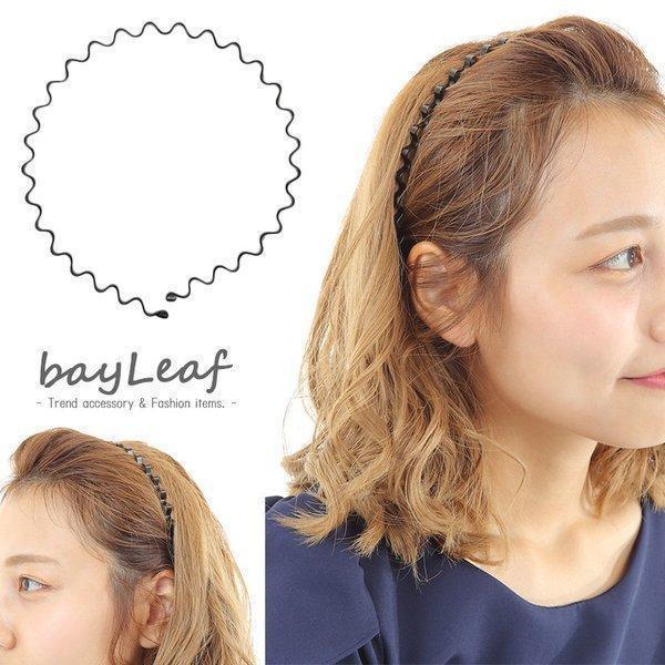 ウェーブ カチューシャ シンプル レディース メンズ キッズ ヘアアクセサリー オシャレ かわいい ギフト プレゼント ブラック Wave Cachucha Zak セレクトショップbt 通販 Yahoo ショッピング
