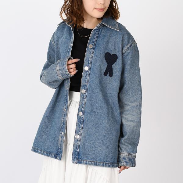ami alexandre mattiussi デニムジャケット S AMI Alexandre Mattiussi ALEXANDRE MATTIUSSI DE COEUR
