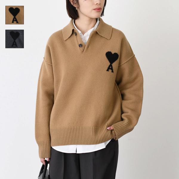 AMI Alexandre Mattiussi アミパリス トップス ニット メリノウール