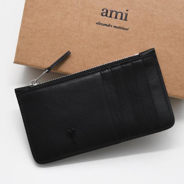 【最終値下げ】アミパリス 二つ折り財布 カードホルダー タグ付き箱付き AMI Alexandre Mattiussi アミパリス カードケース AMI PARIS
