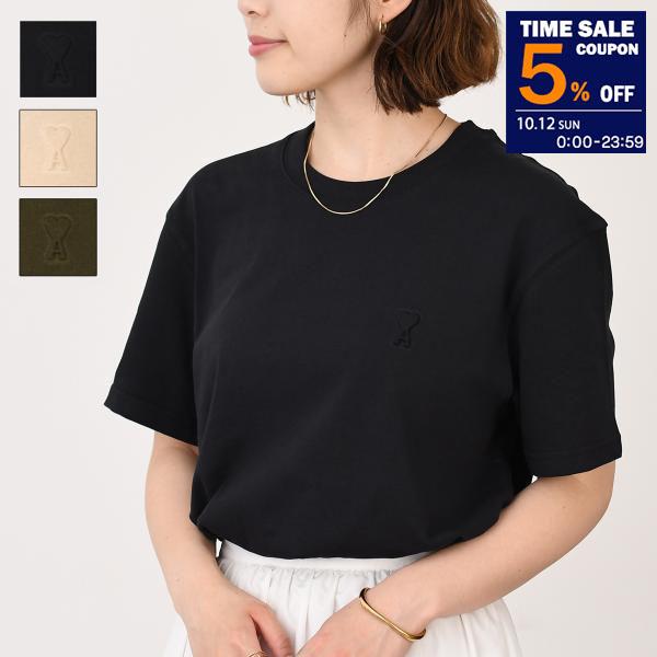 トップス Ami AMI PARIS (アミパリス) 胸ロゴ クルーネック ニット AMI DE
