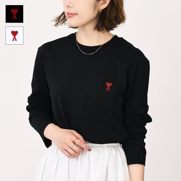 AMI PARIS アミパリス トップス ロングスリーブ AMI ALEXANDRE MATTIUSSI AMI DE COEUR BFUTS235 724 レディース
