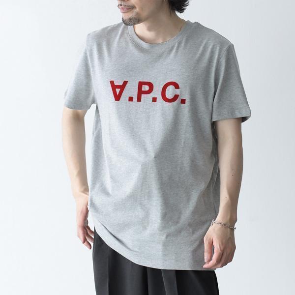 A.P.C アーペーセー ロゴ コットン Tシャツ ロゴT メンズ シンプル A.P.C アーペーセー ロゴ コットン Tシャツ ロゴT メンズ シンプル