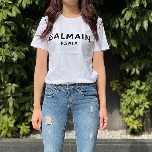 期間限定今なら送料無料 バルマン レディース Tシャツ トップス