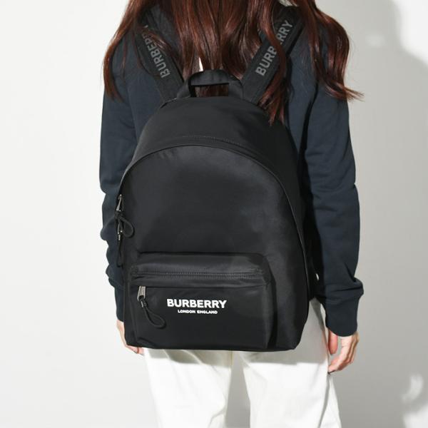 BURBERRY バーバリー リュック バッグ ロゴプリント ナイロン