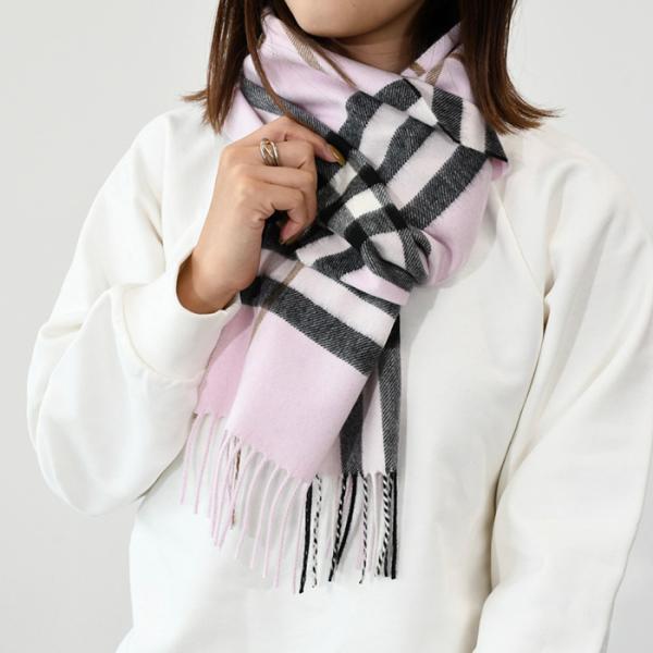 BURBERRY バーバリー マフラー チェックカシミアスカーフ BURBERRY バーバリー マフラー チェックカシミアスカーフ