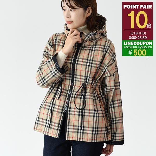 BURBERRY バーバリー アウター チェック ドローストリング BURBERRY バーバリー アウター チェック ドローストリング