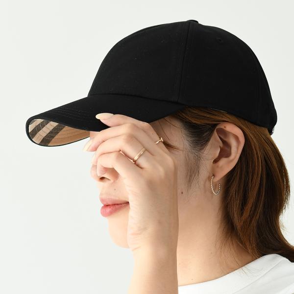 BURBERRY（バーバリー） 帽子 コットンブレンドベースボールキャップ