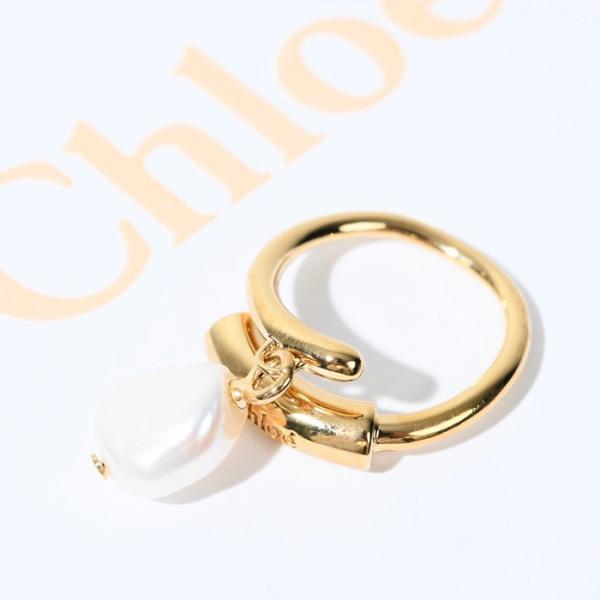 CHLOE クロエ リング アクセサリー 指輪 darceyバロックリング CHC22AFR53CPN レディース 女性 パール ゴールド ギフト  おすすめ