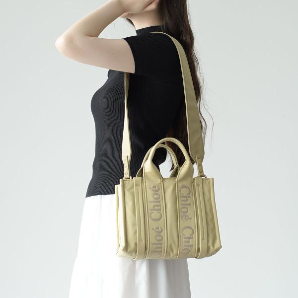 Chloe CHLOE クロエ バッグ WOODY ナイロン スモールトート Chloe CHLOE クロエ バッグ WOODY ナイロン スモールトート