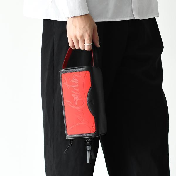 ✨極美品✨クリスチャンルブタン　スタッヅ　ハンドバッグ　2way ブラック Christian Louboutin (クリスチャン ルブタン) レザー スタッズ