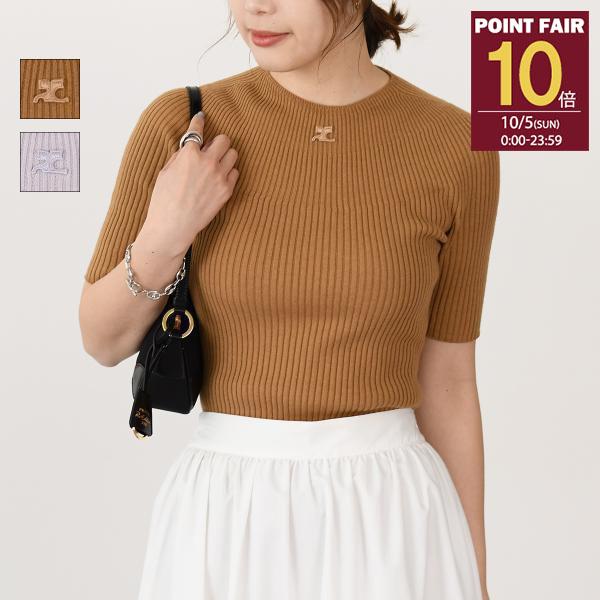 courreges Courreges クレージュ ニット トップス SOLAR ライト